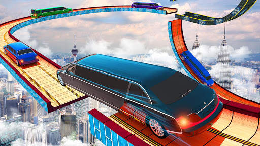 Limousine Racing Stunts Master - Car Racing Games screenshot 1