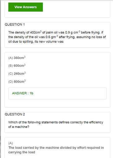 JAMB CBT PRACTICE QUIZ  2021 O screenshot 10