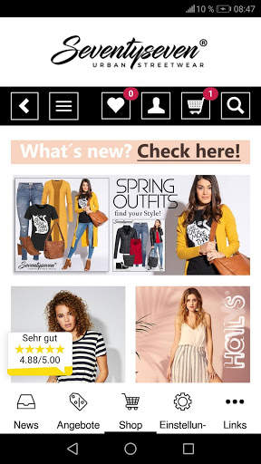 77onlineshop: Fashion & Mode screenshot 1