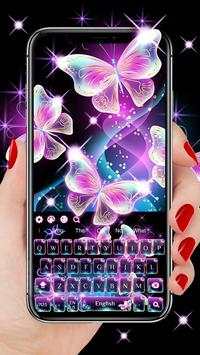 Neon Butterfly keyboard screenshot 1