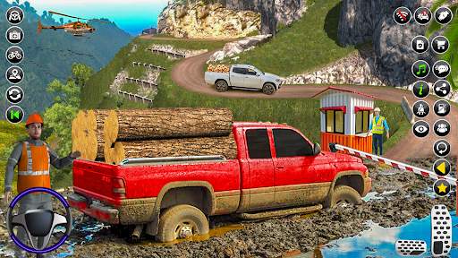 Offroad Pickup Cargo Truck 3D screenshot 5
