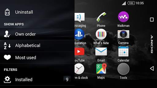 Black for Xperia screenshot 5