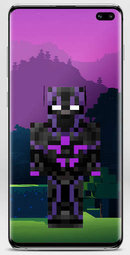 Black Panther Minecraft Skin screenshot 2