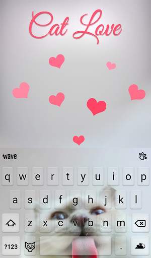 Cat Love Live Wallpaper Theme screenshot 2