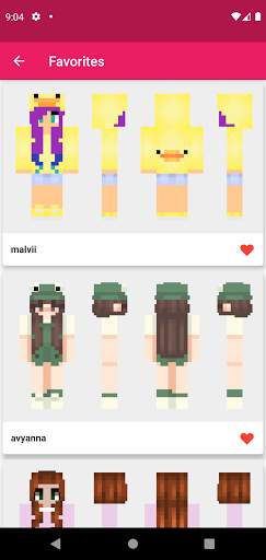 Girl skins for minecraft screenshot 2