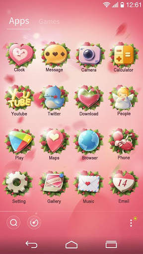 Love Story GO Launcher Theme screenshot 4