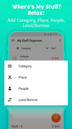 My Stuff Organizer screenshot 2