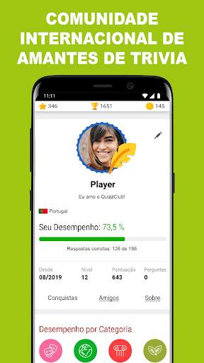 QuizzClub: Quiz Jogo de Trivia screenshot 7