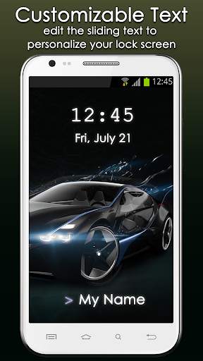 Concept Cars Lock Screen 3 تصوير الشاشة