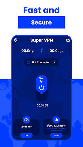 Super VPN Master - Speed VPN screenshot 1