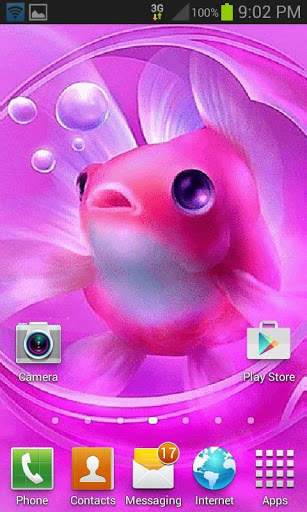 Cute Fish Live Wallpaper screenshot 2