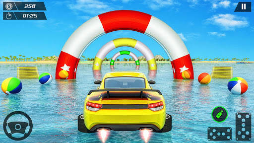 Water Car Surfer Racing: New car games 2020 screenshot 4