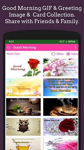 Good Morning GIF & Greetings  Collection скриншот 7