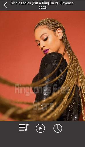 Beyoncé Ringtones Free 1 تصوير الشاشة