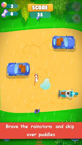 Doggie Run : dog running game! screenshot 1