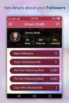 Follower : Unlimited Prank Follower for Social App screenshot 1