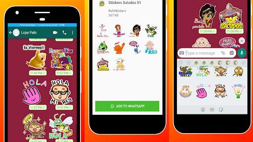 Stickers de Saludos para Whatsapp Gratis screenshot 1