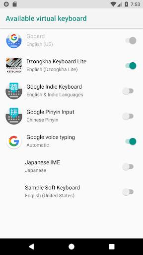Dzongkha Keyboard Lite screenshot 2