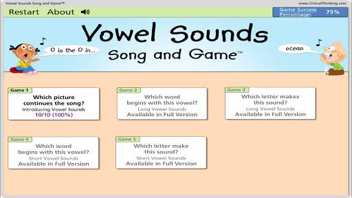 Vowel Sounds Song and Game™ (Lite) screenshot 5