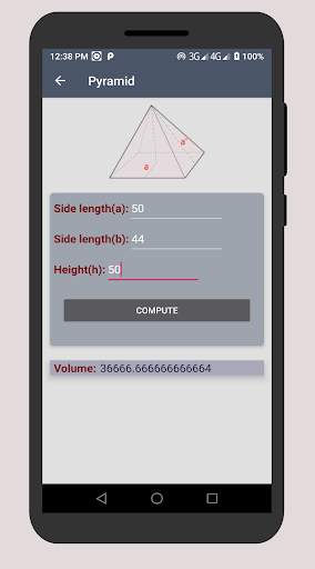 Volume calculator-3D Shapes, geometry calculator स्क्रीनशॉट 3