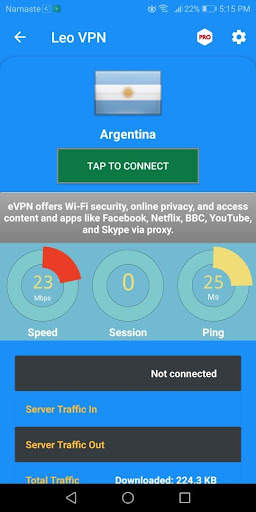 Leo VPN screenshot 2