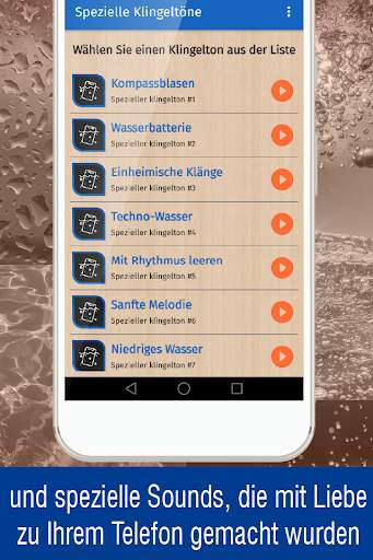 klingeltöne wasser kostenlos, wasser töne app screenshot 5