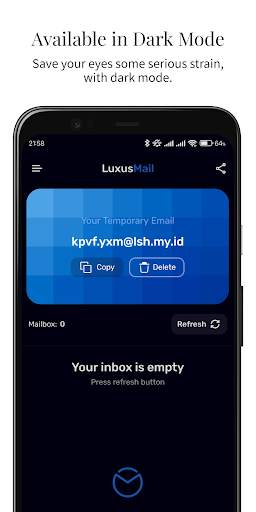 Temp Mail - by LuxusMail screenshot 5