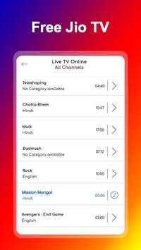 Free Jio  TV 📺 HD Guide screenshot 5