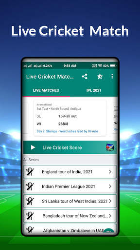 Live Cricket TV Score, Schedules, News screenshot 1