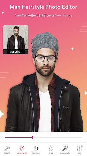 Man Hairstyle Photo Editor - Beard,Mustache Editor screenshot 1