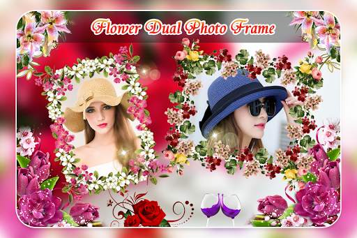 Flower Dual Photo Frame screenshot 3