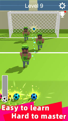 Straight Strike - Game tembakan sepak bola 3D screenshot 6