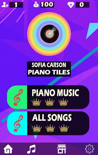 Sofia Carson Piano Tiles screenshot 1