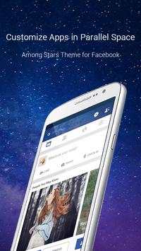 Among Stars Theme for FB screenshot 2