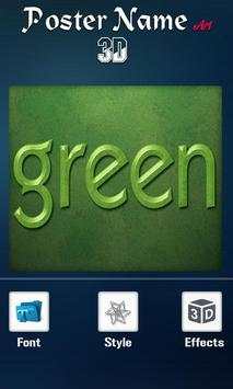 Poster Name Art 3D screenshot 6