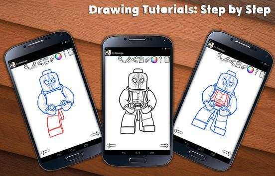 Draw LegoSuper Heroes screenshot 3