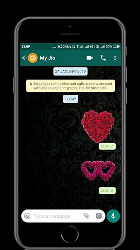 Rose Stickers for whatsapp - WAstickerapp screenshot 1