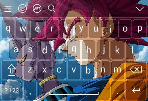 Goku Dragon Ball Super Keyboard Theme 2020 screenshot 4