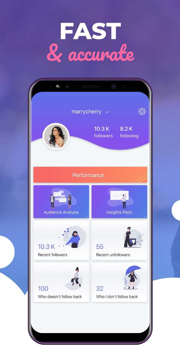 Imfigures Profile Analyzer for Instagram screenshot 1