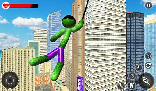 Amazing Green Rope Hero - Grand Vice Town screenshot 8