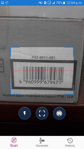 QR Barcode Scanner and Generator screenshot 1