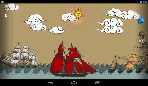 Paper Sea Live Wallpaper FREE screenshot 9