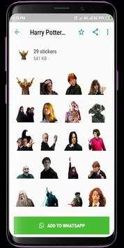 Harry Potter NEW Stickers WAStickerApps WAStickers screenshot 1