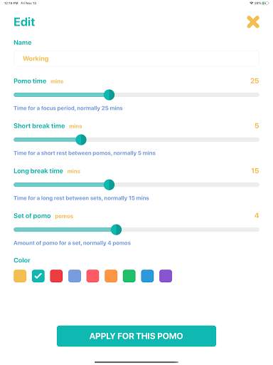 Pomodoro screenshot 7