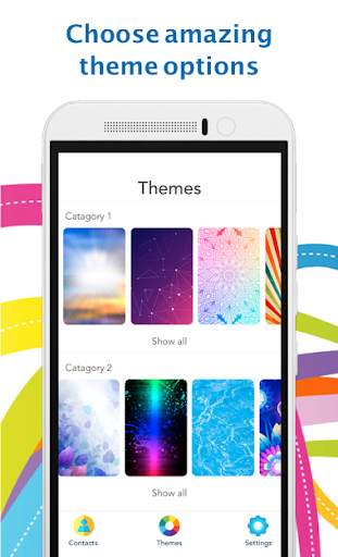Color Call Screen - Color Phone Flash Theme, LED скриншот 3