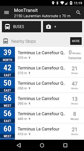 Laval STL Bus - MonTransit screenshot 1