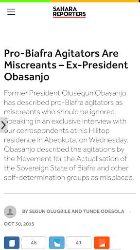 Biafra News screenshot 3