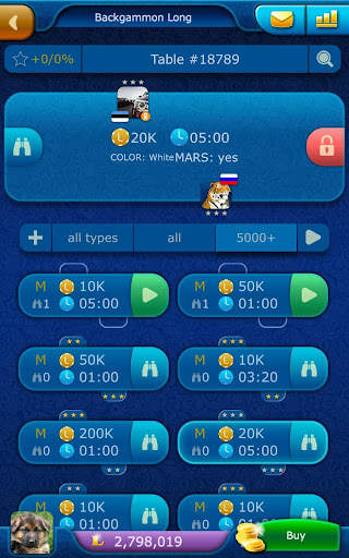 Backgammon LiveGames online screenshot 9