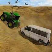 Hard Tractor Driving Tow Chained Car 3d free game 1.0