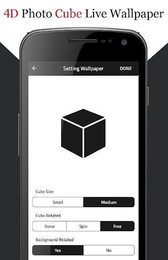 4D Photo Cube Live Wallpaper screenshot 4